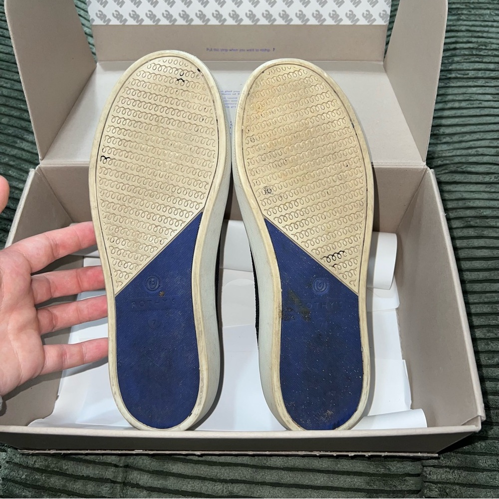 Rothy’s the original slip on sneaker in black - Picture 6 of 9